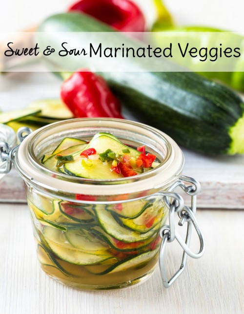 Sweet and Spicy Vegetable Marinade | Sweet T Makes Three