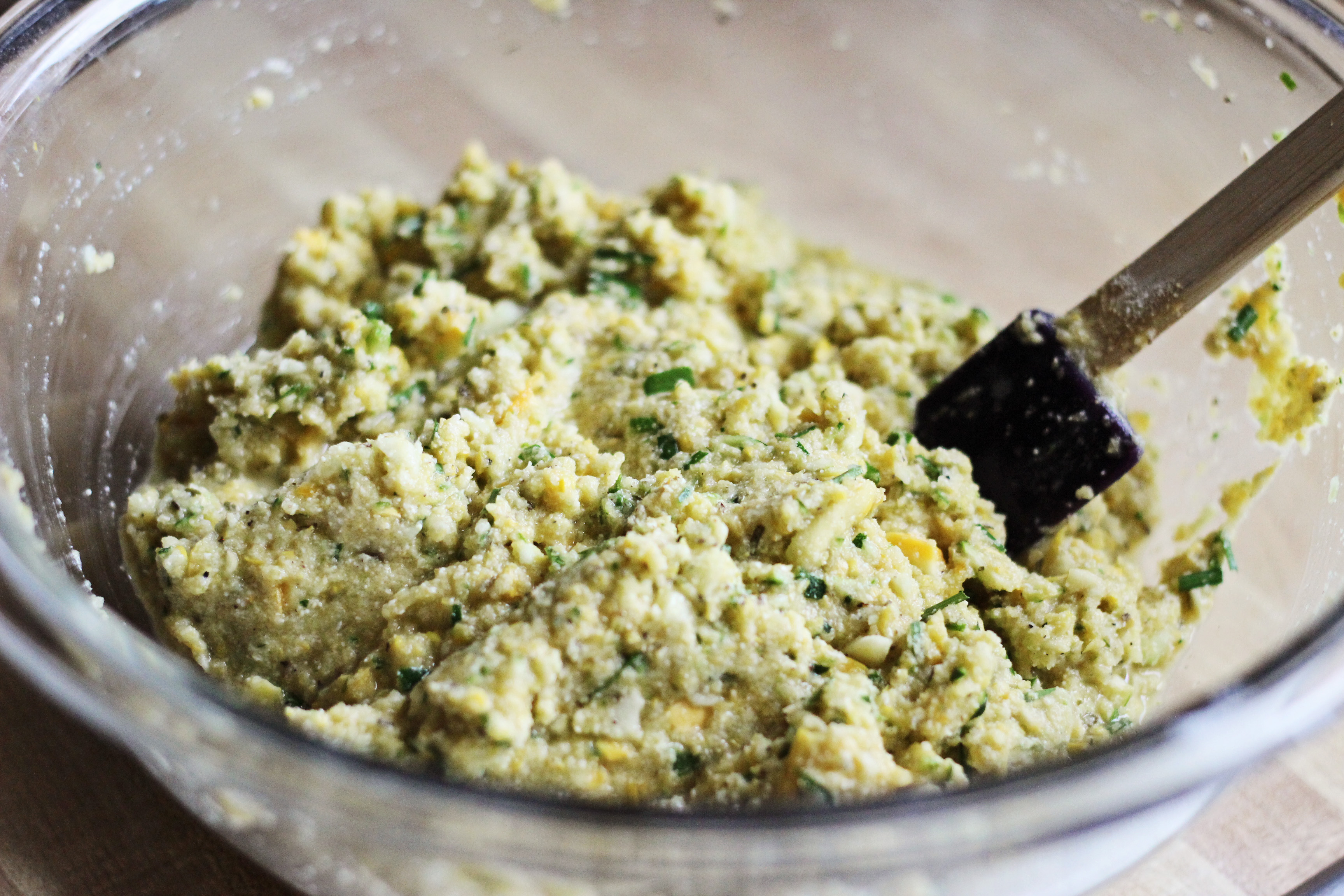 Summer Squash Croquettes with Strawberry Jalapeno Sauce Sweet T Makes Three