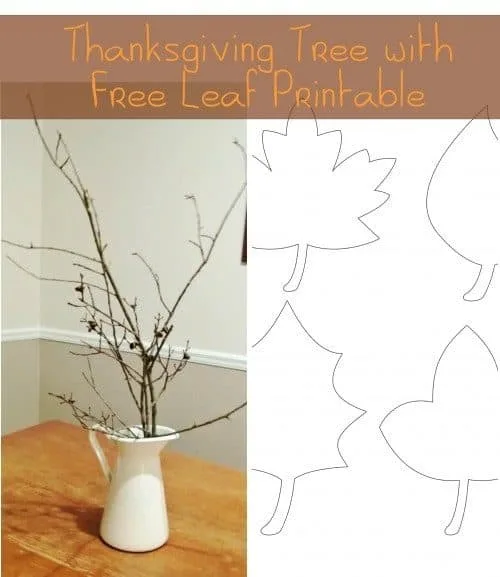 gratitude tree with free leaf template sweet t makes three