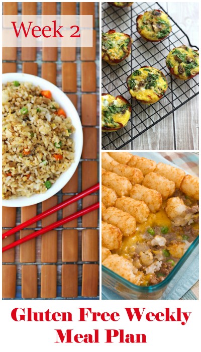Gluten Free Meal Plan: Week 2 - Sweet T Makes Three