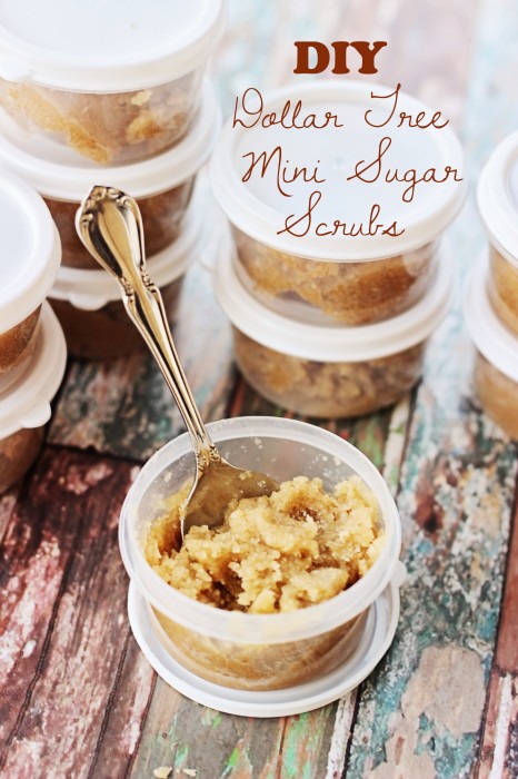 Add some coconut oil, brown sugar, and essential oil and thanks to this Dollar Tree DIY, you've got a cheap and easy sugar scrub recipe that makes a thoughtful gift for 10 friends.