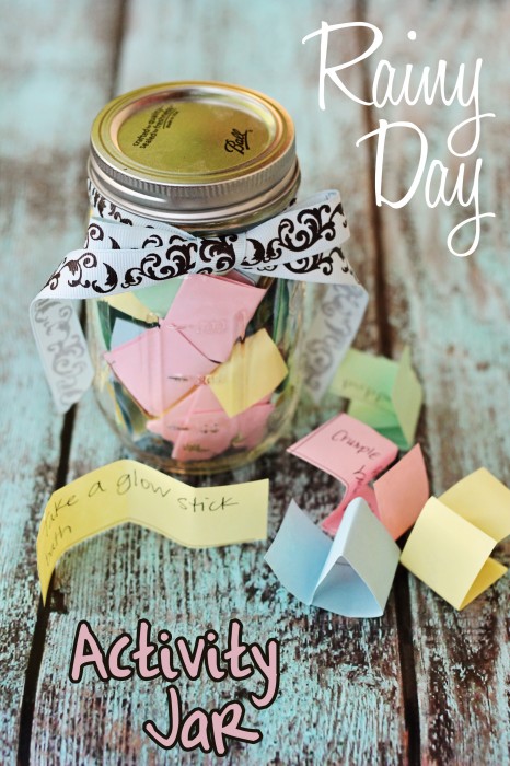 Rainy Day Activity Jar with over 50 Activites