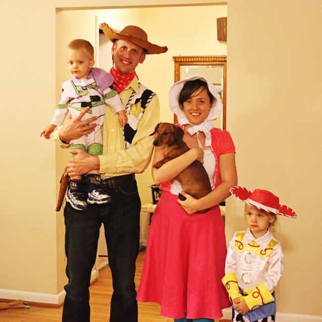 Family Halloween Costume Idea Toy Story Theme Sweet T Makes Three