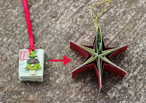 Make these DIY paper ornaments to mark each day of Advent by opening your ornament into a star! When your tree is full of stars, Christmas is here.