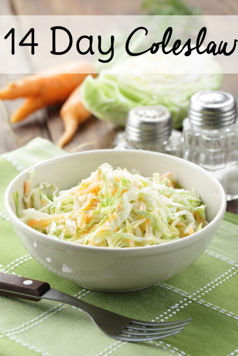 14 Day Coleslaw | Sweet T Makes Three