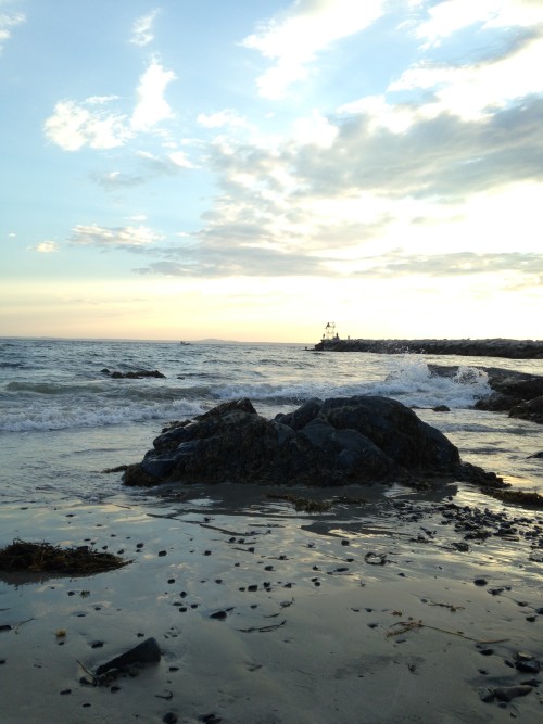 Kennebunkport Maine Beach sunset