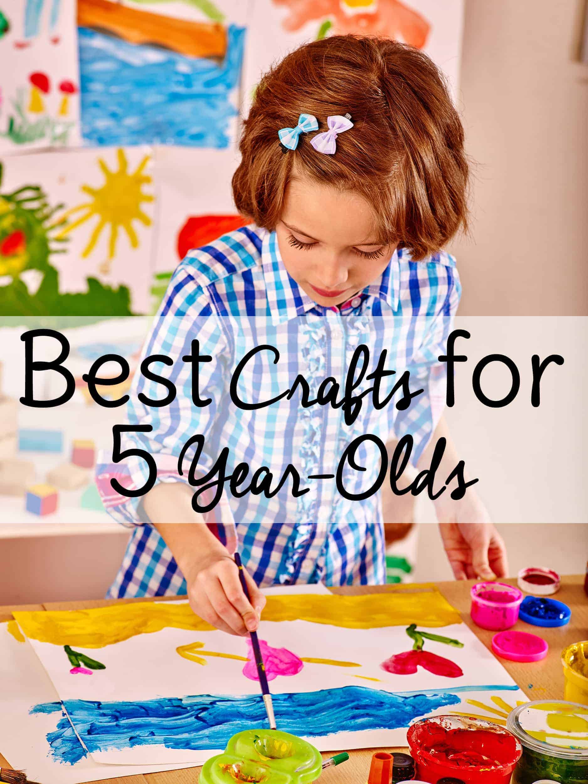 Some of the best crafts for 5 year olds are crafts and activities that they can do independently! Check out these fun crafts for kids that require minimal supervision and watch your child feel proud of his success!