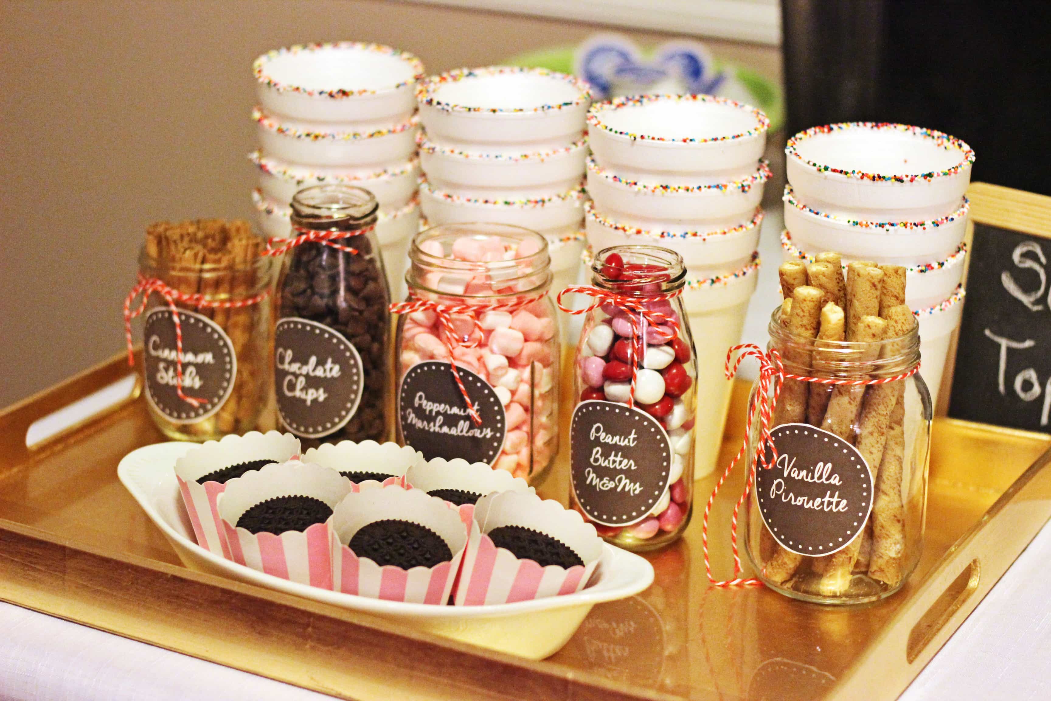 Fun Hot Chocolate Bar Ideas Toppings And More Sweet T Makes Three