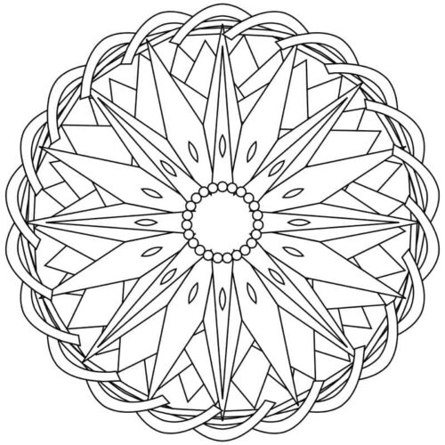 Download Mandala Coloring Pages for Adults | Sweet T Makes Three