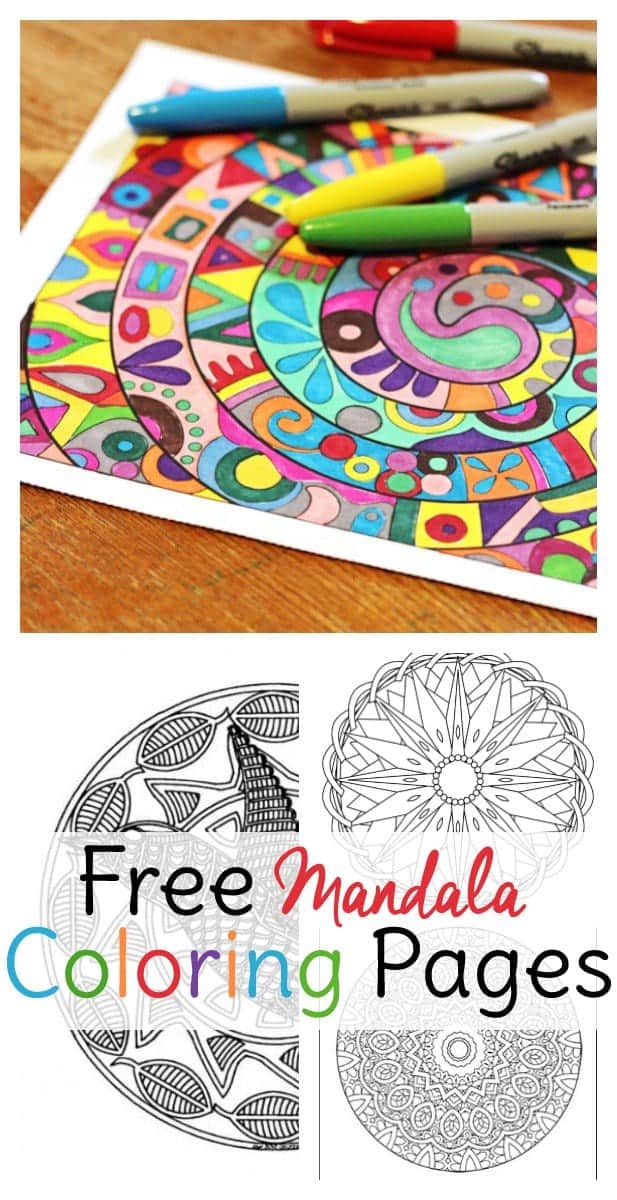 A collection of mandala coloring pages for adults. Yay for free coloring sheets for adults!