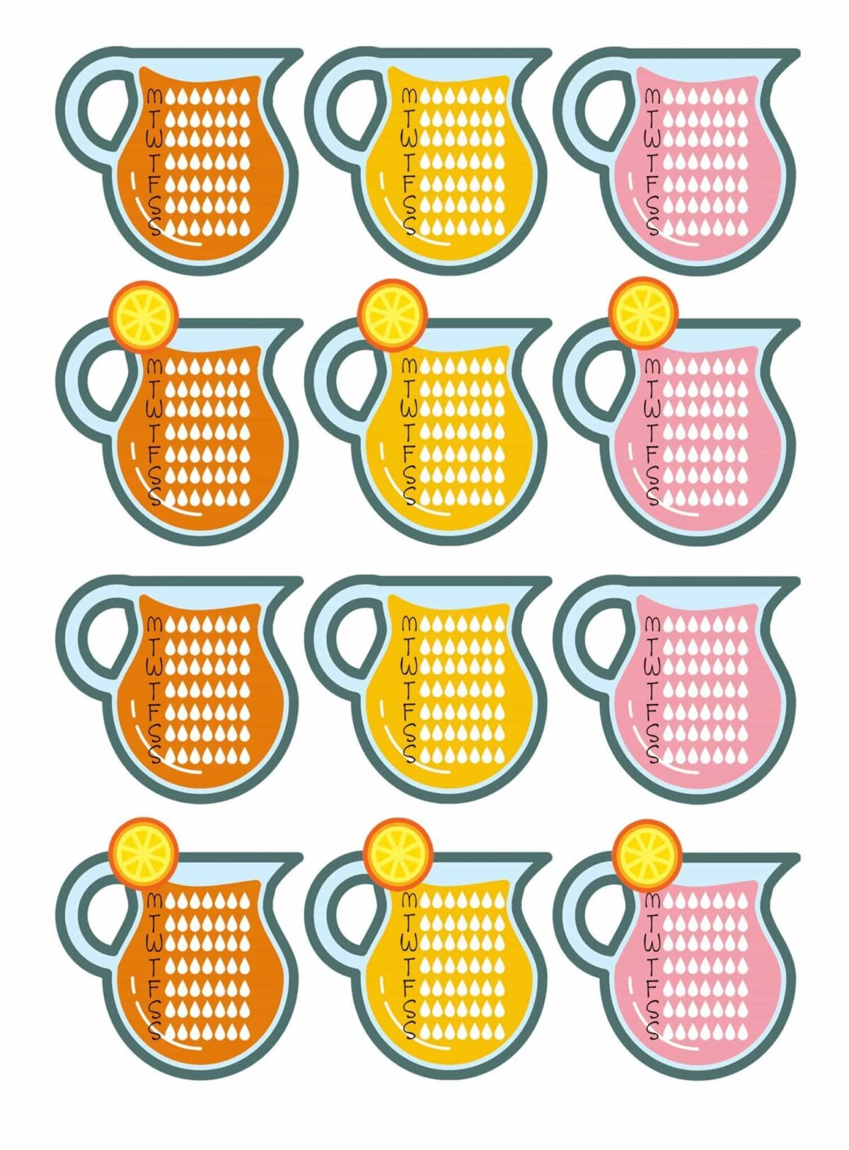 More Free Hydrate Planner Stickers! - Sweet T Makes Three