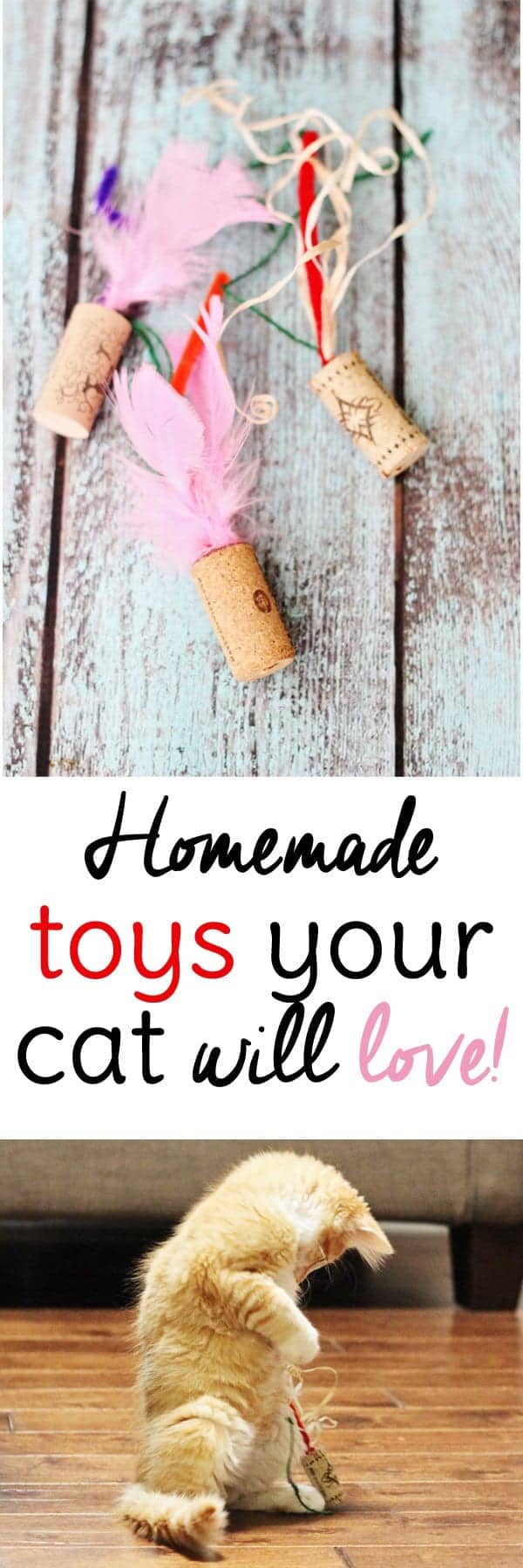 diy cat toys from wine corks