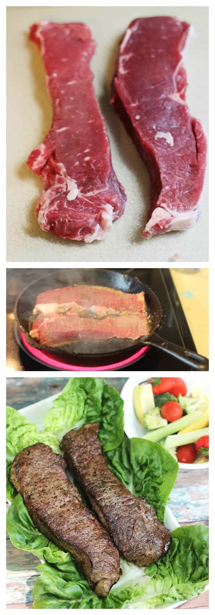 If you've tried New York strip recipes in the past, but didn't use this method...what are you waiting for? Cook up some iron skillet steak for dinner tonight and enjoy restaurant steak at home!