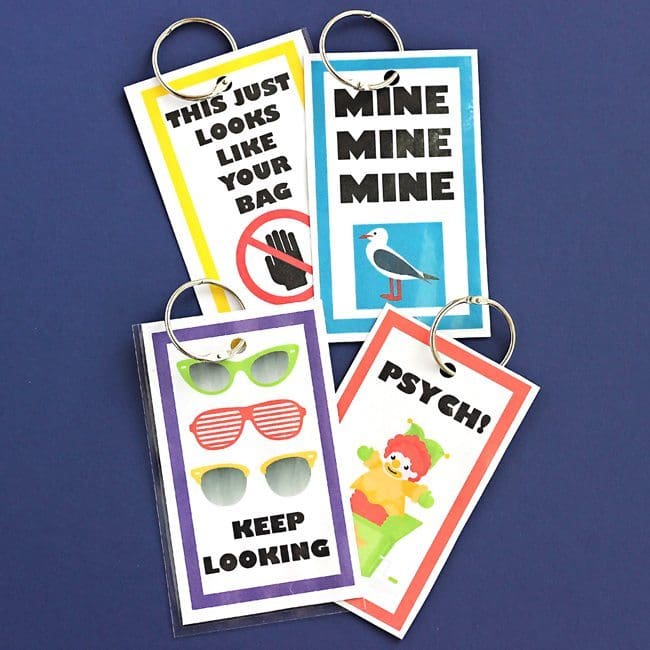 Disney luggage tags printable on sale