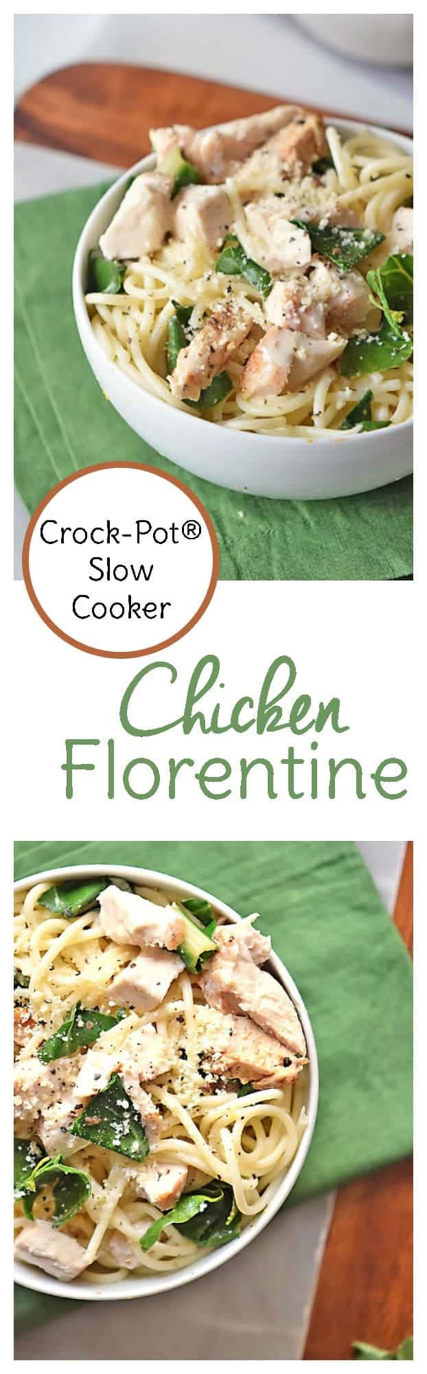 Crock-Pot®Slow Cooker Chicken Florentine {plus a Giveaway!} - Sweet T ...