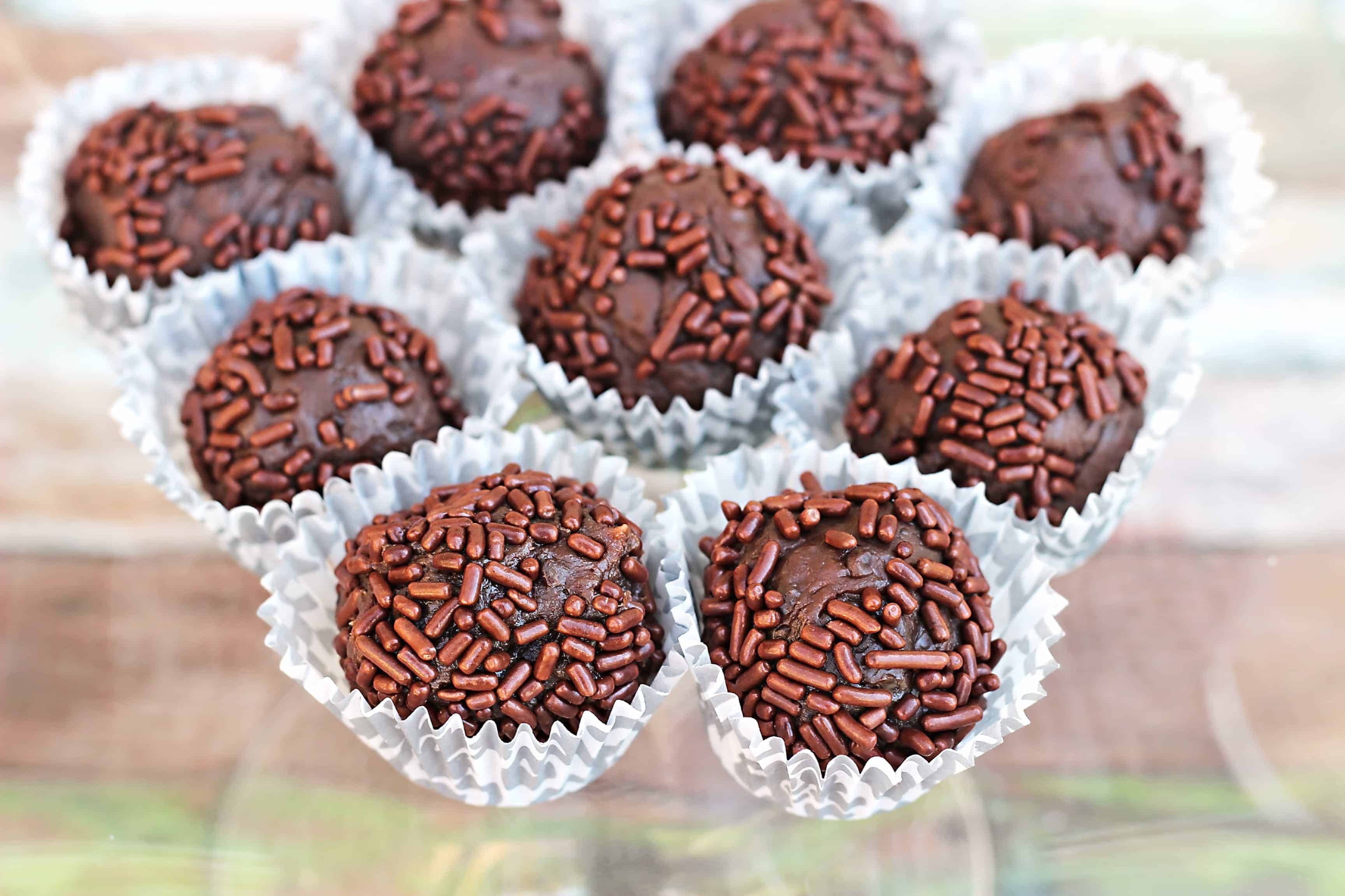 This Brazilian candy brigadeiro recipe is so easy to make that you'll want to get the kids to help. It tastes like a Tootsie Roll copycat recipe except richer!