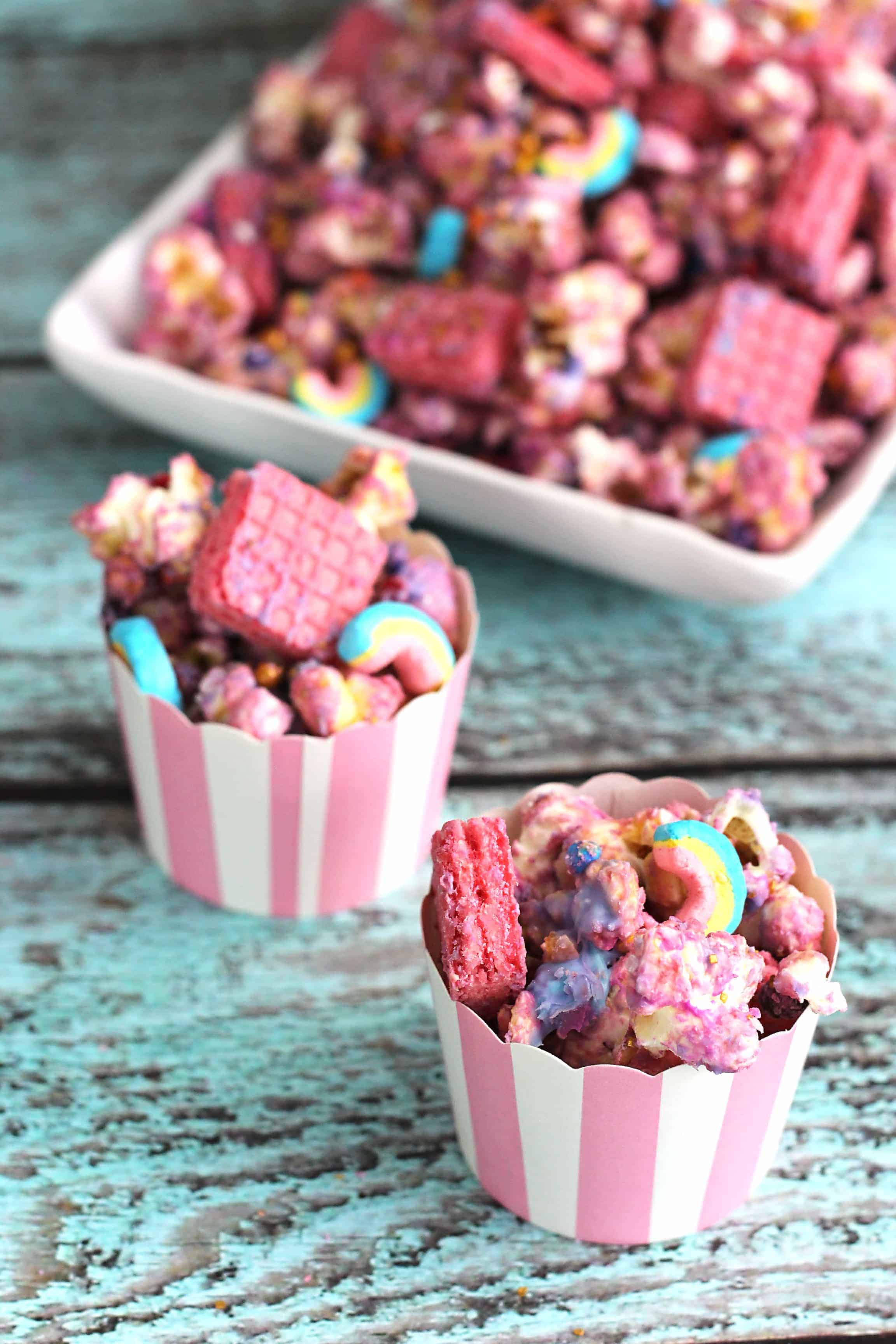 Unicorn Popcorn Recipe! Sweet T Makes Three