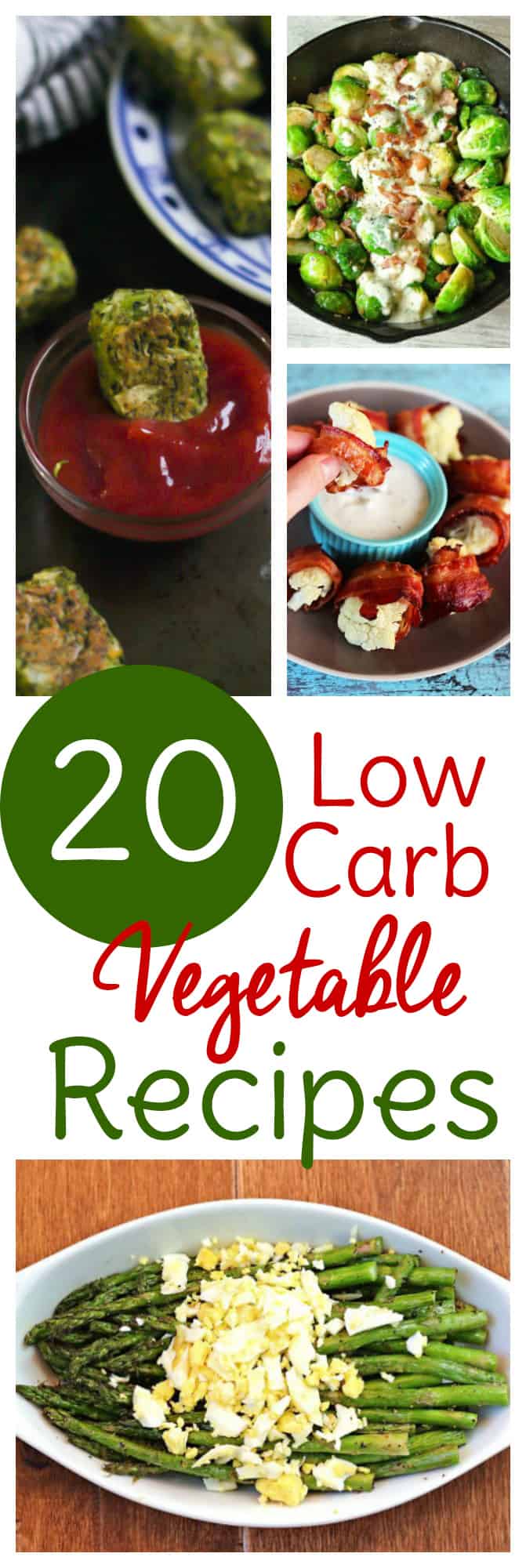 20 Low Carb Veggie Recipes | Sweet T Makes Three