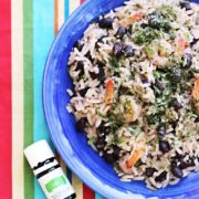 It seems like there's a dearth of Instant Pot shrimp recipes out there (and Instant Pot seafood recipes in general), so I just made this Instant Pot shrimp and rice (and beans!) and couldn't be happier. Not only is it possibly the most easy Instant Pot recipe I've made to date, but it tastes delicious and mixes things up in your Instant Pot repertoire from the usual chicken Instant Pot recipes and roasts.