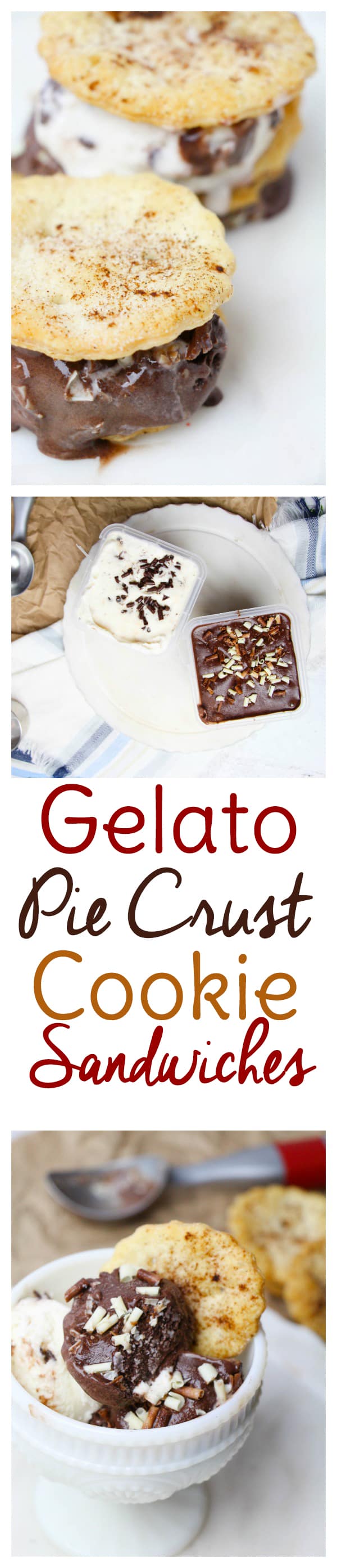 Gelato Pie Crust Cookie Sandwiches Sweet T Makes Three