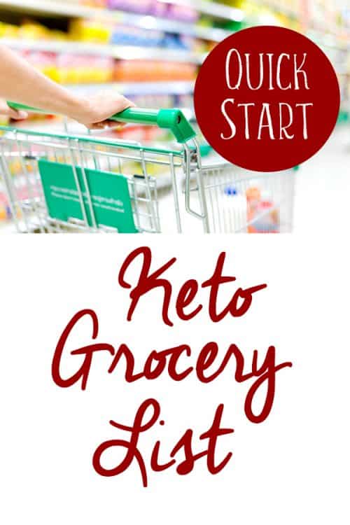 Keto Shopping List Printable: Beginner Keto Grocery List