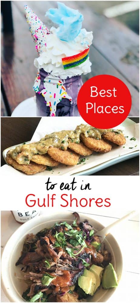 Experience some of the best places to eat in Gulf Shores! We even visited a couple of these best restaurants Gulf Shores and Orange beach have to offer twice during our trip. Be sure to check out these best Gulf Shores restaurants on your next Alabama Gulf Coast vacation.