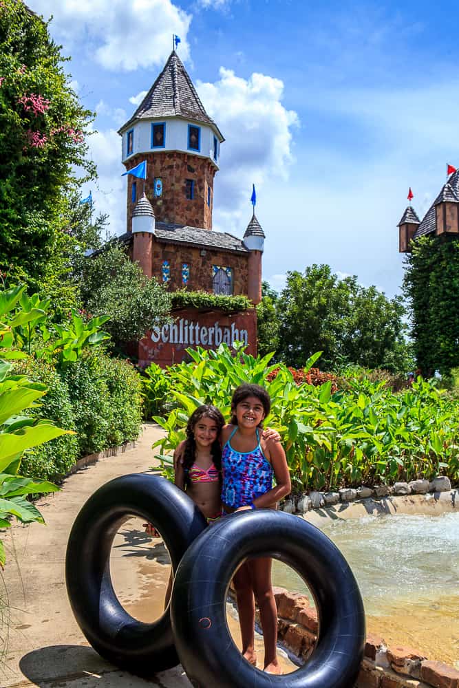 schlitterbahn hillside castle and tube ride