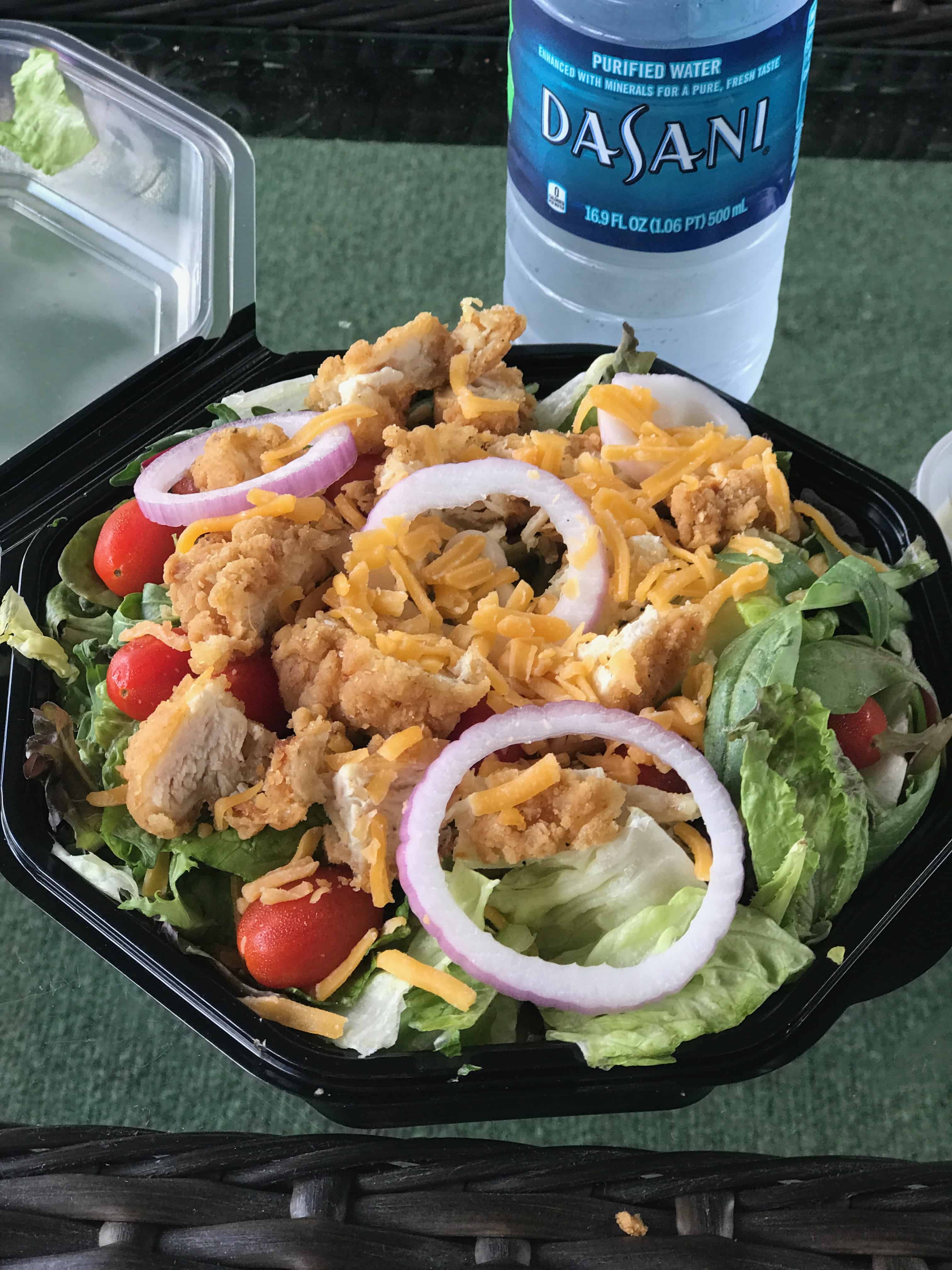 chicken finger salad