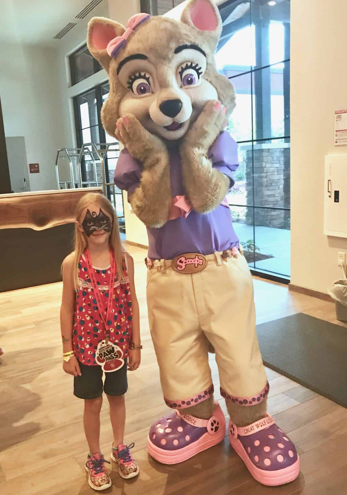 great wolf lodge character appearance Violet