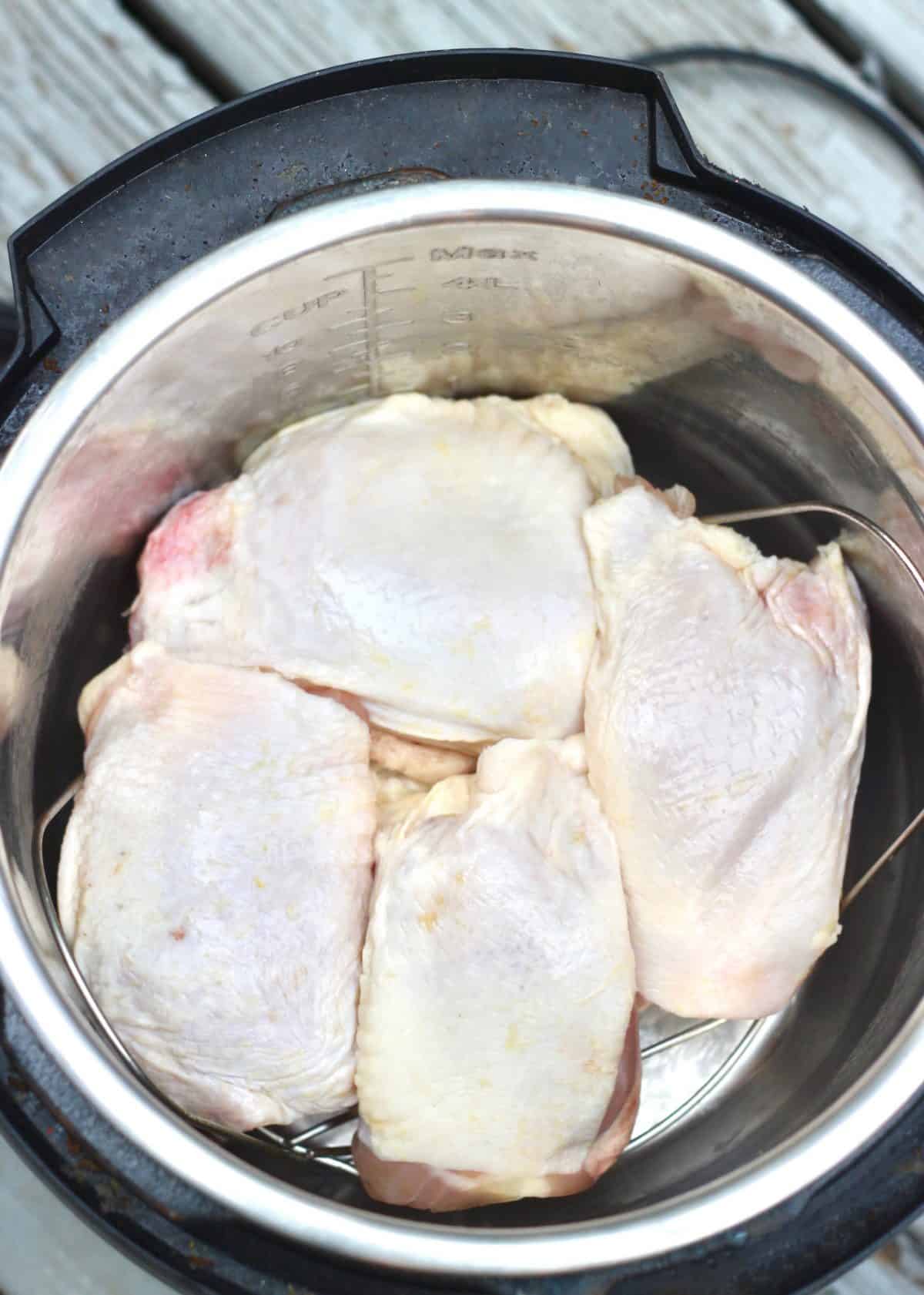 Instant Pot Frozen Chicken Thighs Yep! Cook from Frozen!