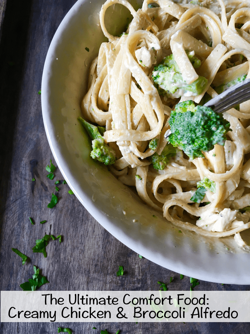 The enduring appeal of classic Alfredo sauce lies in its simplicity. Featuring a luxurious blend of heavy cream, real butter and freshly grated Parmesan cheese, this Creamy Chicken and Broccoli Alfredo is made with a traditional Alfredo sauce and delivers incredibly rich flavor without a lot of fuss. #pasta #alfredo #chickenrecipes #chicken