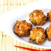 Air fryer meatballs low carb with 5 weight watchers points