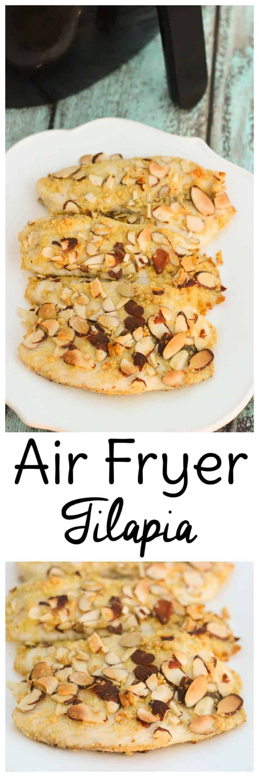 Air Fryer Tilapia Almondine Recipe {Gluten Free, Paleo}