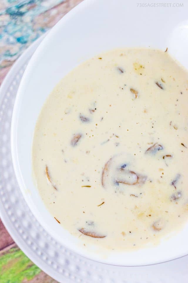 keto cream of mushroom soup