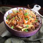 sausage egg roll in a bowl keto
