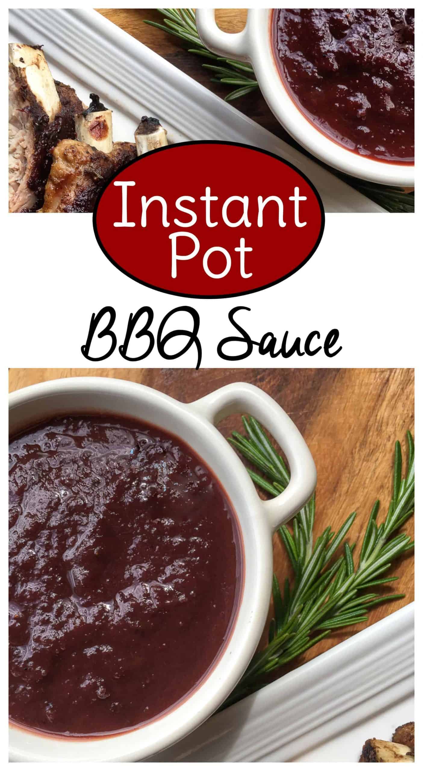 How to Make Homemade BBQ Sauce in the Instant Pot - Sweet T Makes Three