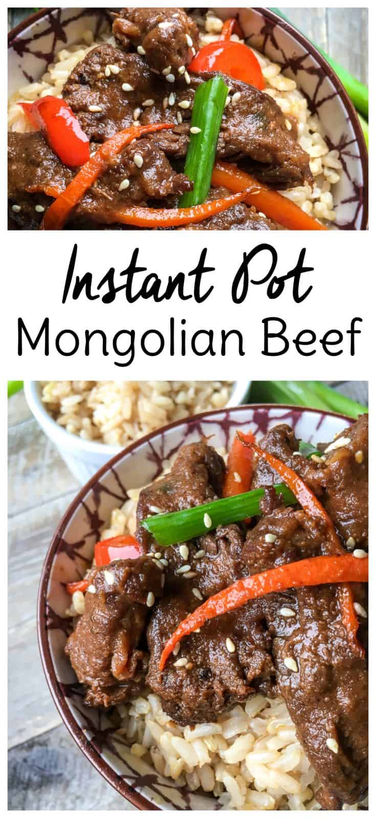Instant Pot Mongolian Beef {gluten free} - Sweet T Makes Three