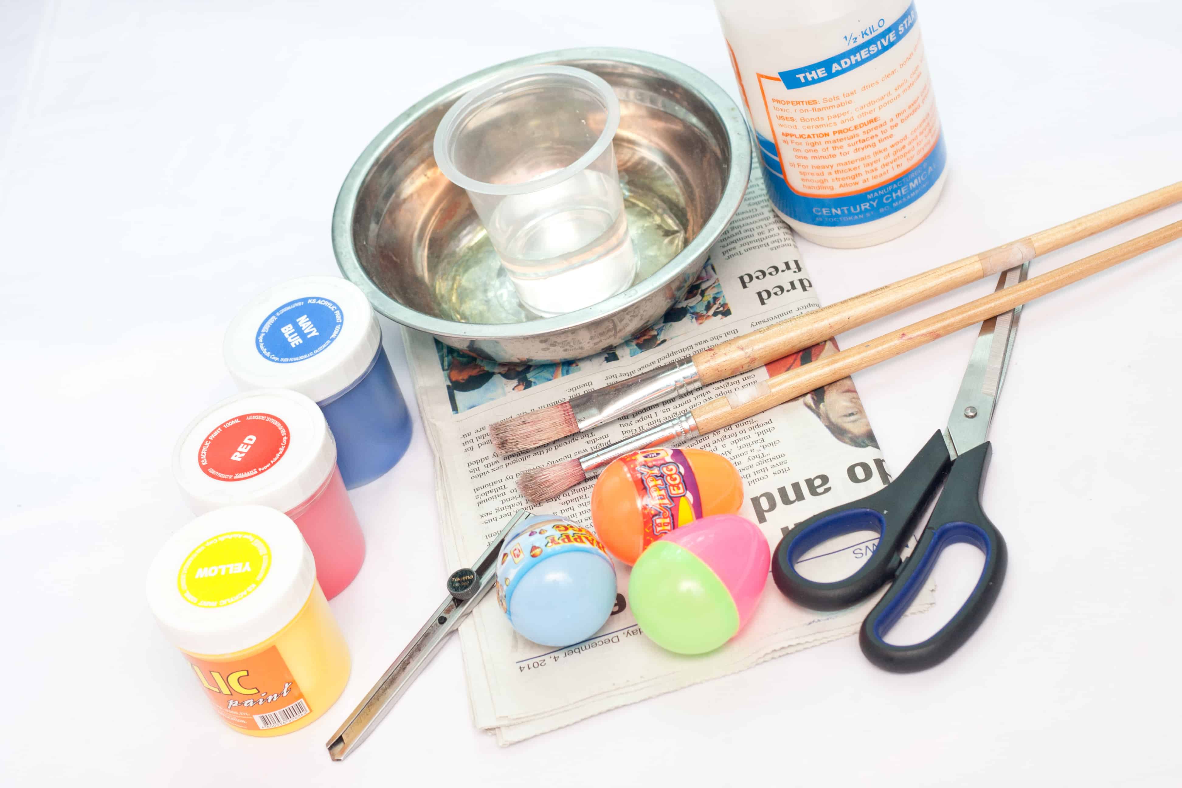 DIY Paper Mache Easter Eggs Sweet T Makes Three