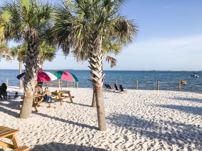 beach at dewey destin's navarre