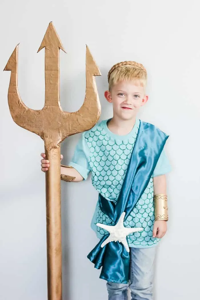 Diy Poseidon Costume Sweet T Makes Three