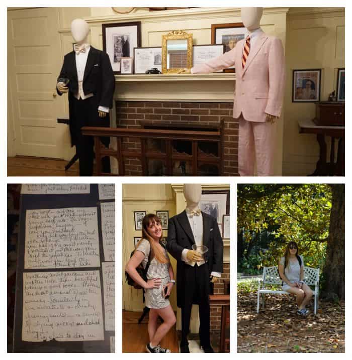 collage of The F. Scott and Zelda Fitzgerald Museum exhibits