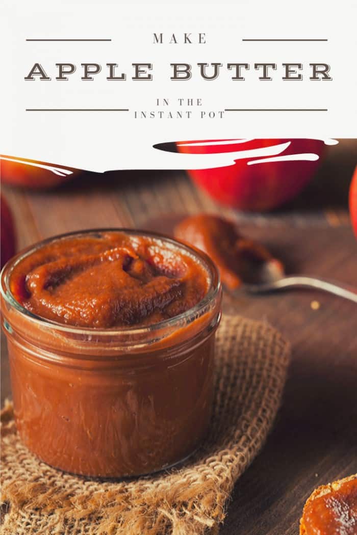 Apple butter recipe for instant online pot