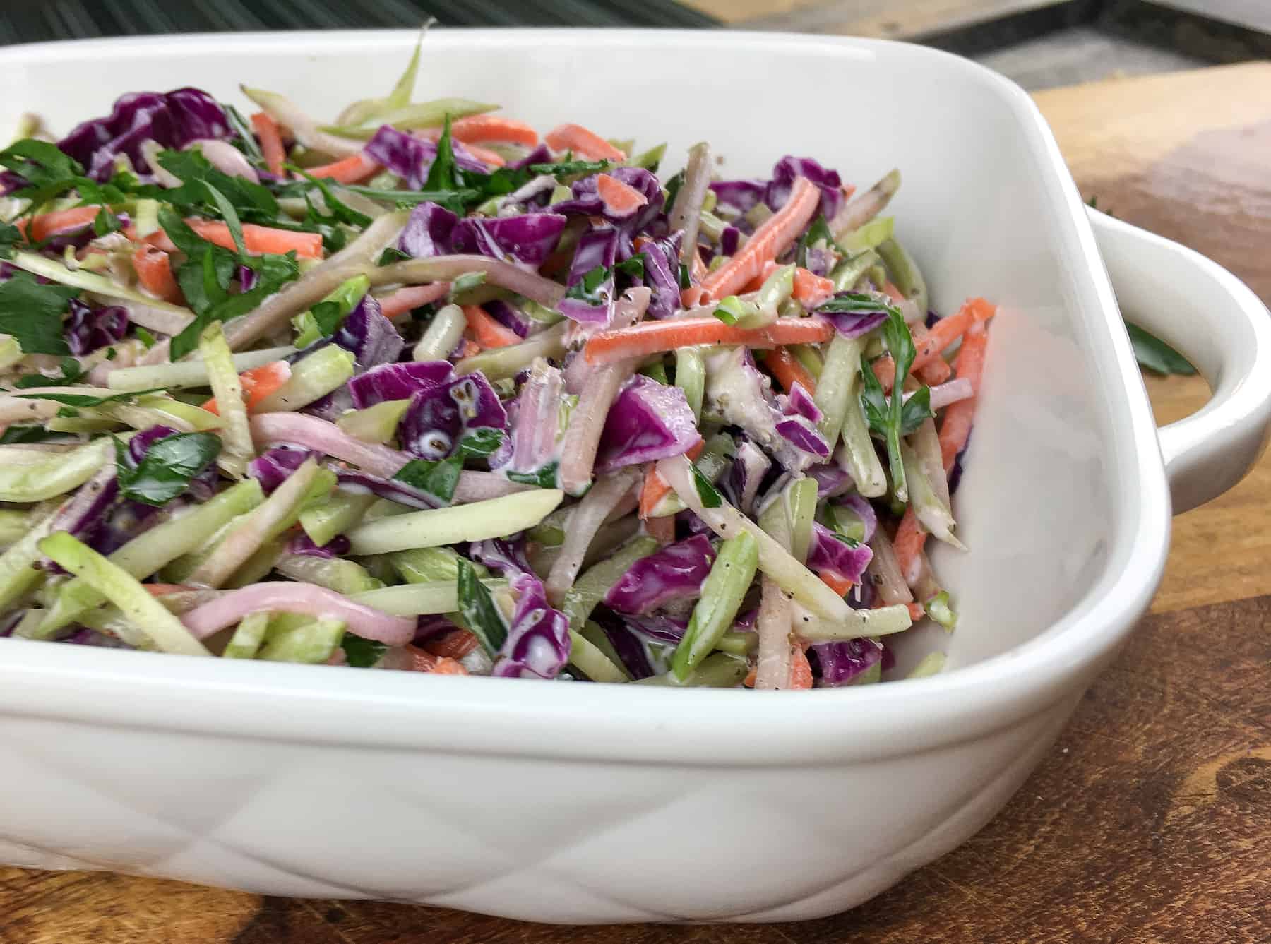 Quick and Easy Keto Broccoli Slaw Recipe