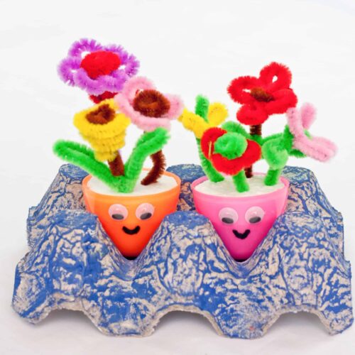 Egg Carton Spring Craft for Kids Sweet T Makes Three