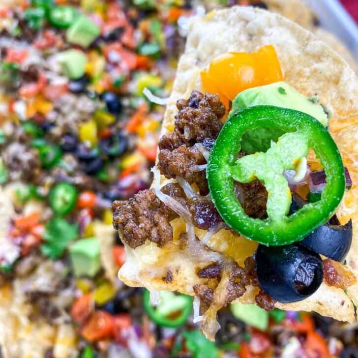 Restaurant Style Beef Nachos Recipe Sweet T Makes Three