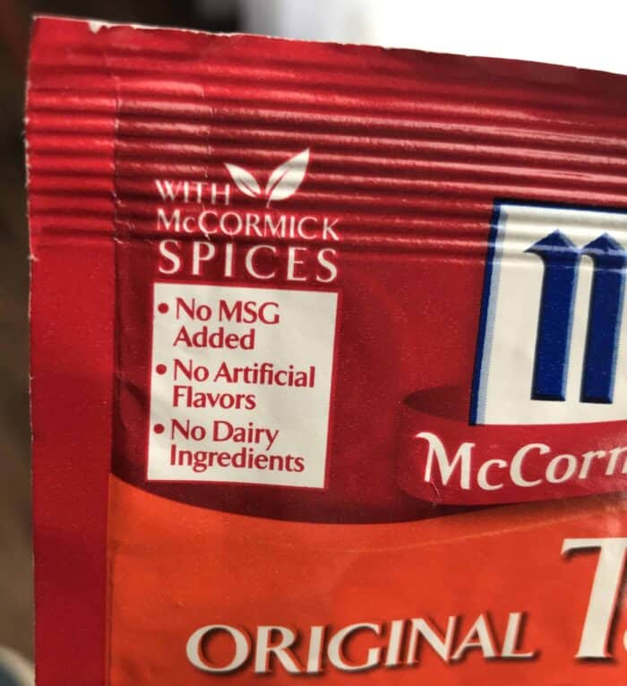 taco seasoning packet gluten free