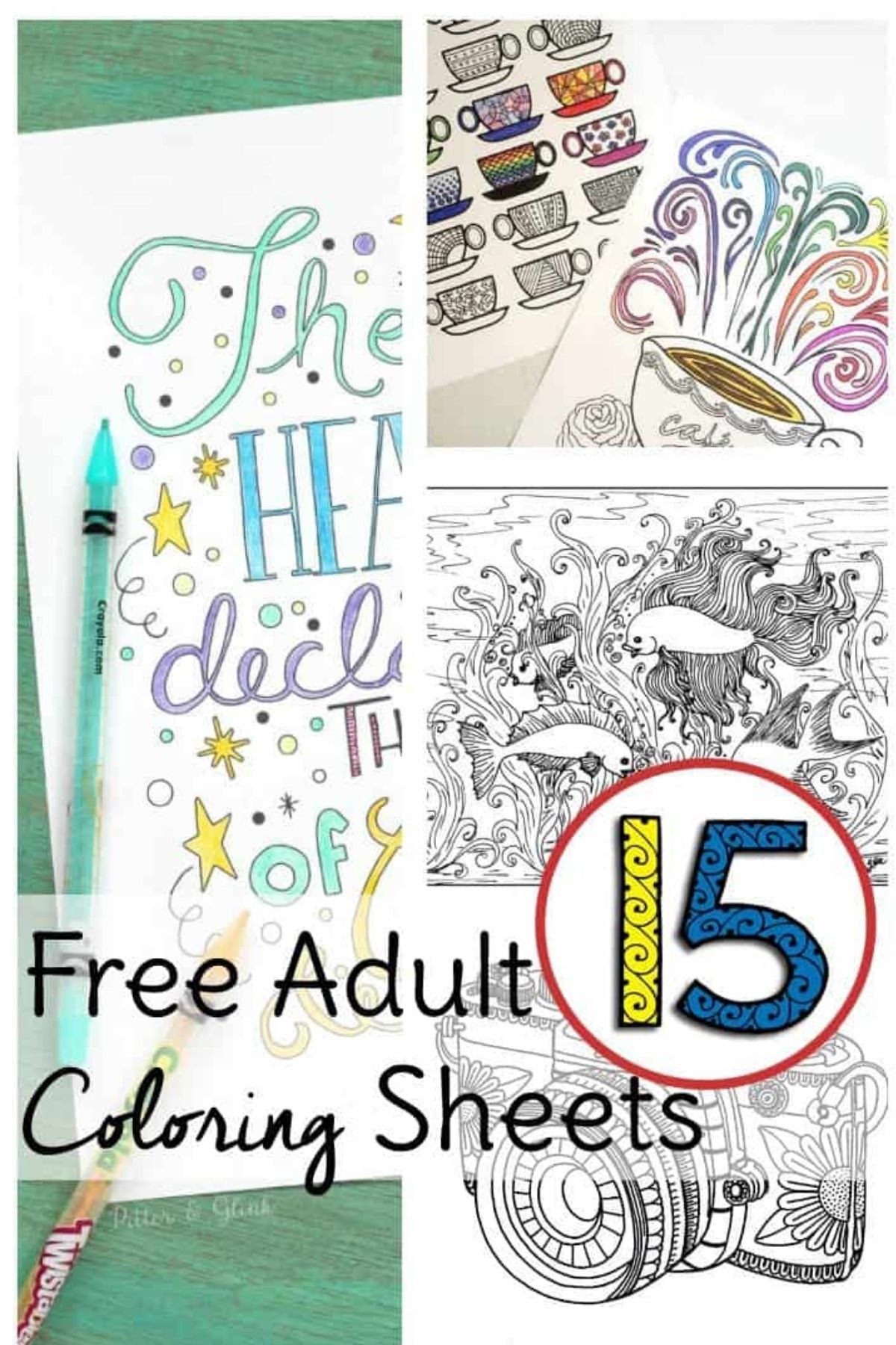 Free Printable Adult Coloring Pages.